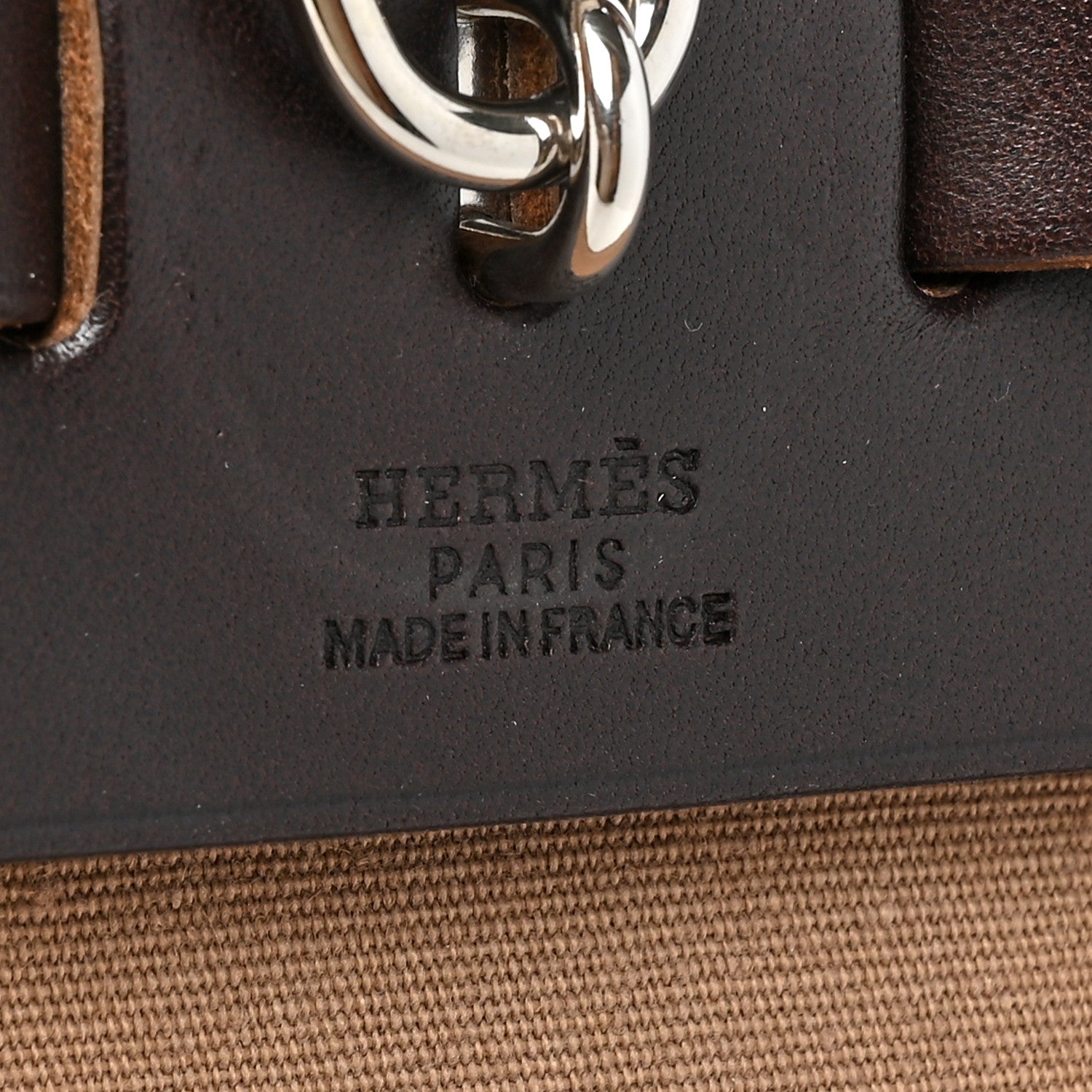 Hermes Toile Vache Hunter Herbag 30 PM Etoupe Ebene 7 of 17