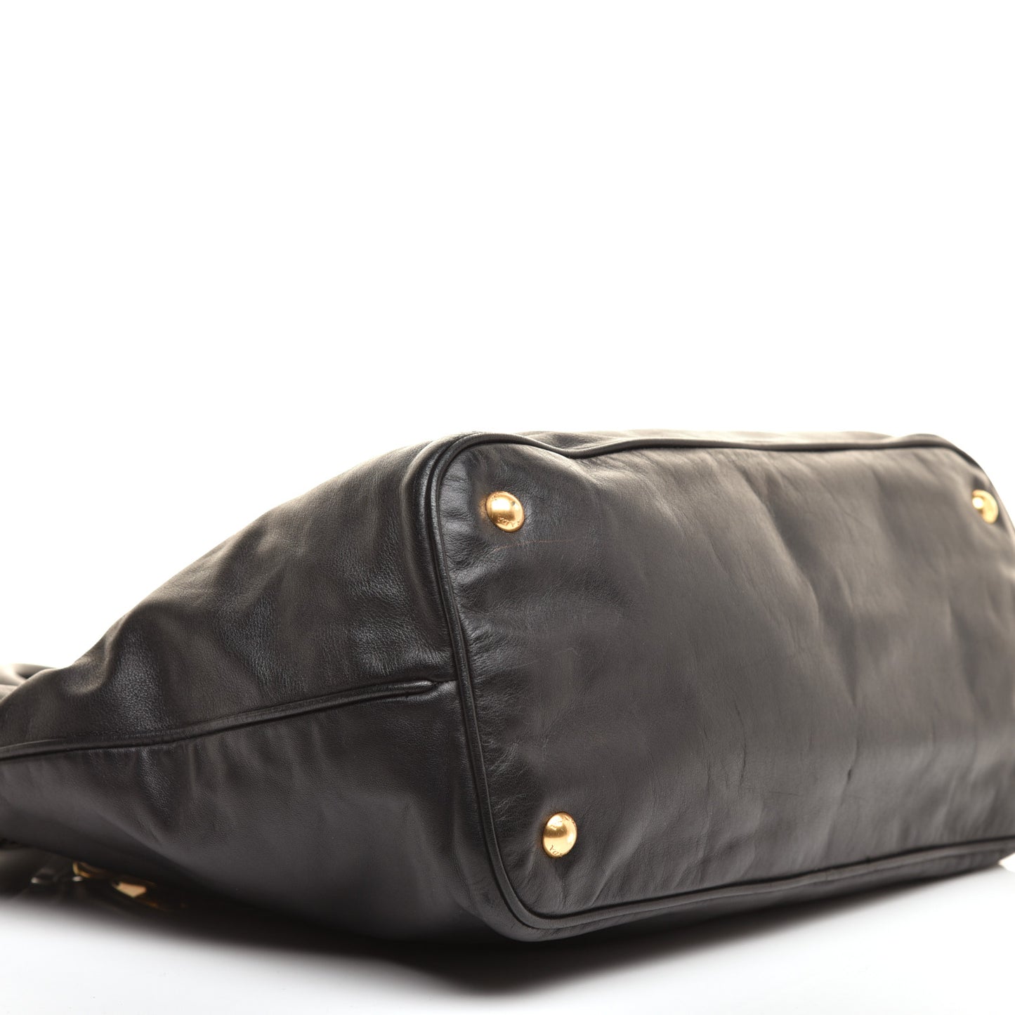 Soft Calfskin Shopping Tote Black