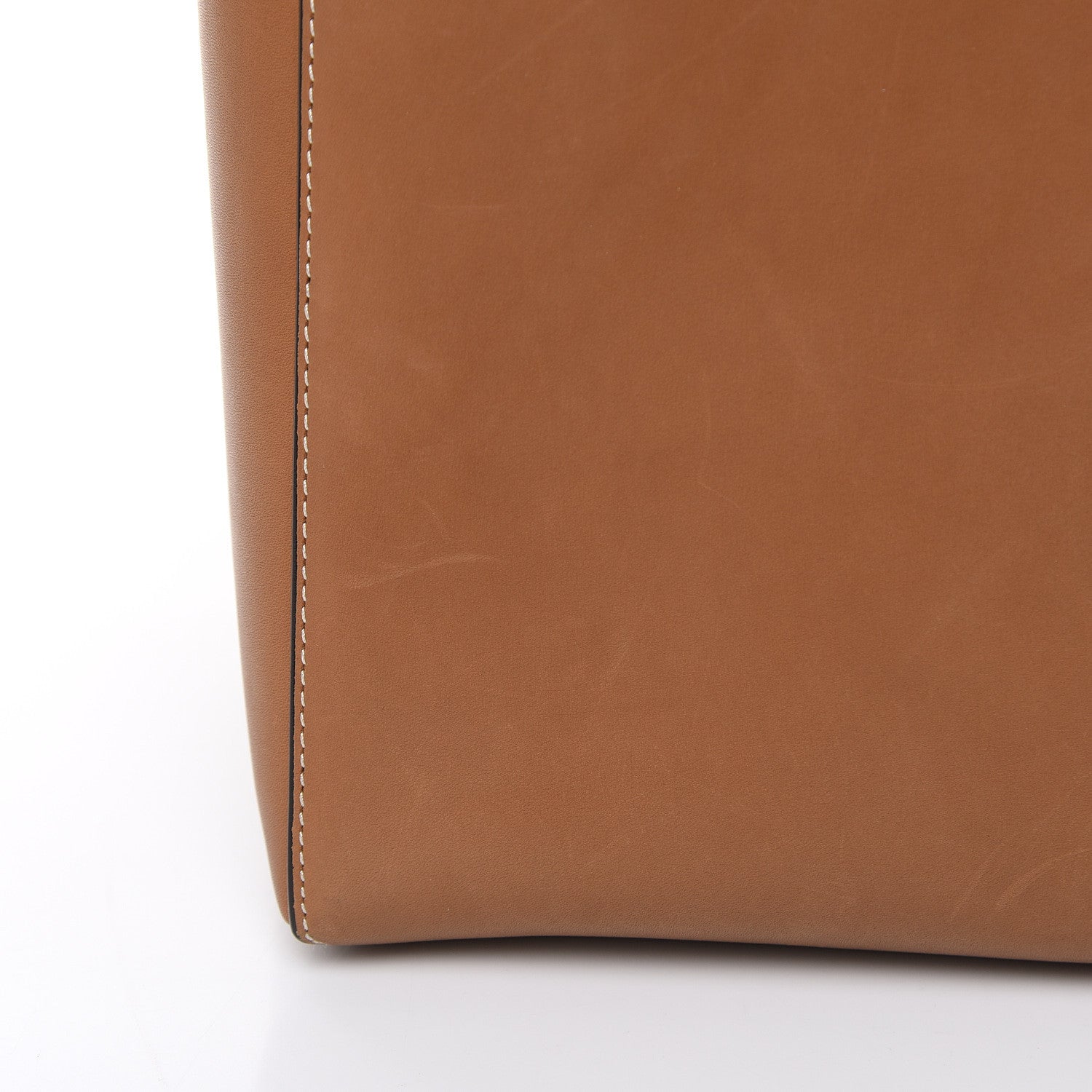 Celine Natural Calfskin Sangle Bucket Bag Light Camel 12 of 13