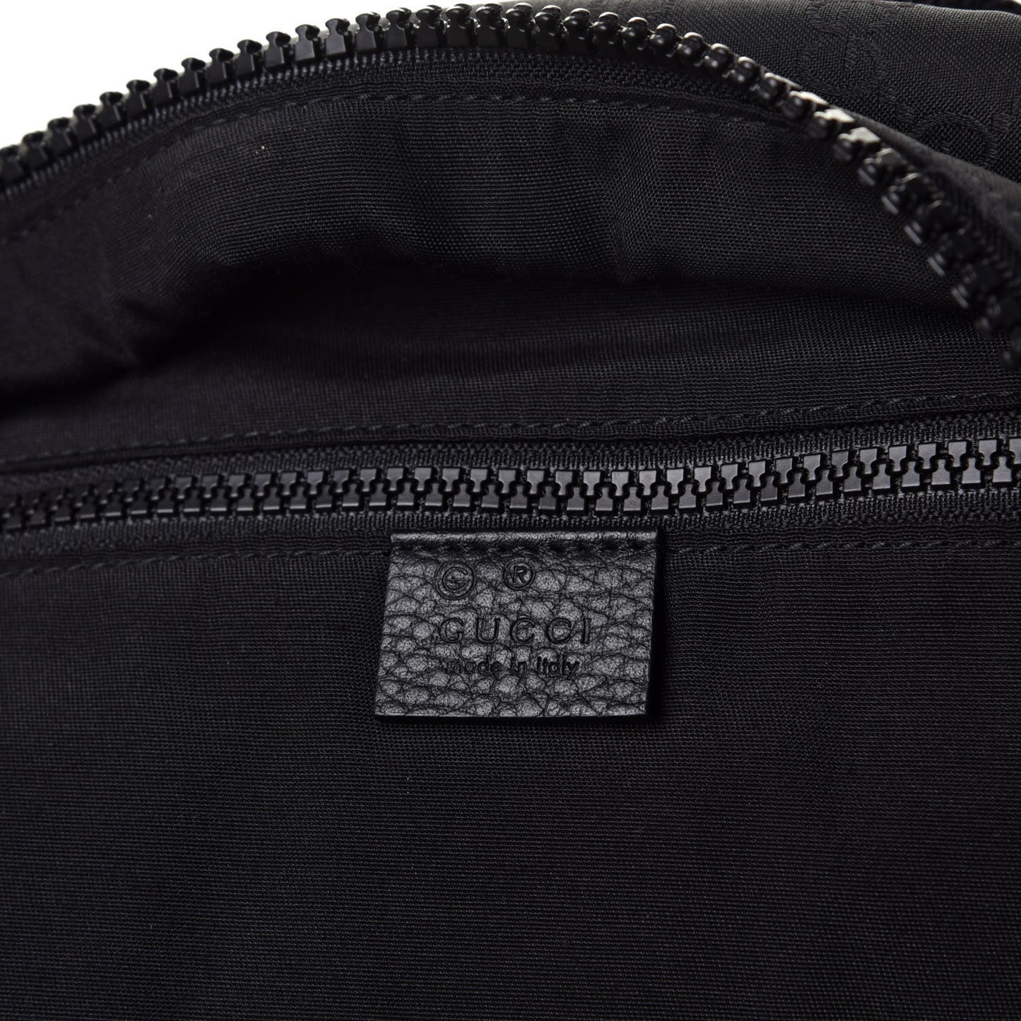 Nylon Monogram Slim Backpack Black