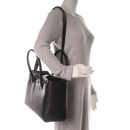 Chanel Calfskin Cerf Executive Shopper Tote Black 2 of 7