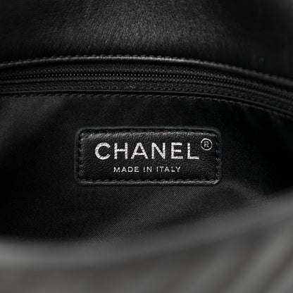 Chanel Lambskin Small CC Crossing Flap Black 6 of 11