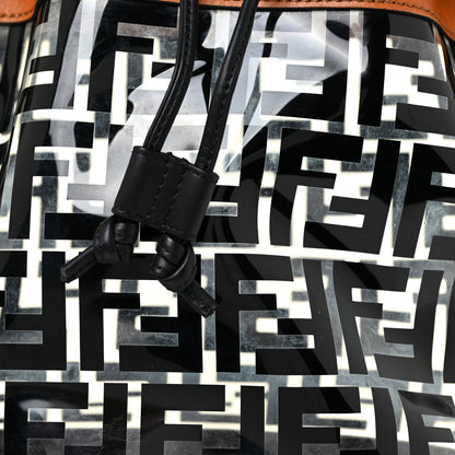 Fendi TPU FF Vitello Aura F is Fendi Grande Mon Tresor Bucket Bag Black Cuoio 7 of 23