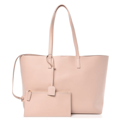 Saint Laurent Calfskin Large Shopping Tote Pale Blush 1 of 10