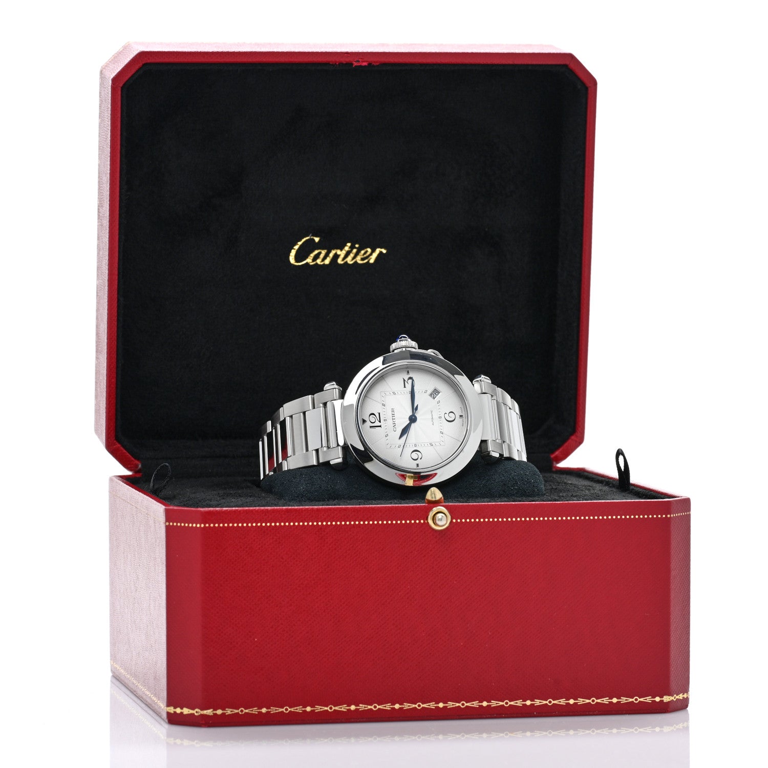 Cartier Stainless Steel 41mm Pasha C Automatic Watch 5 of 6
