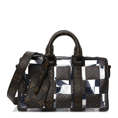 Louis Vuitton PVC Monogram Chess Keepall Bandouliere 25 1 of 12