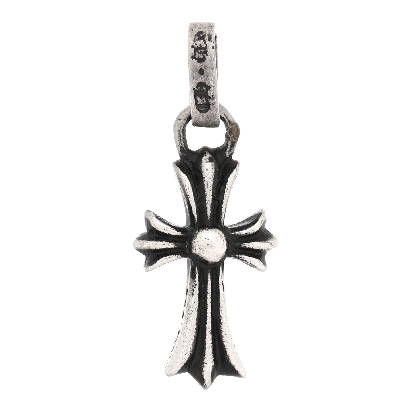 Sterling Silver Baby Fat Cross Pendant