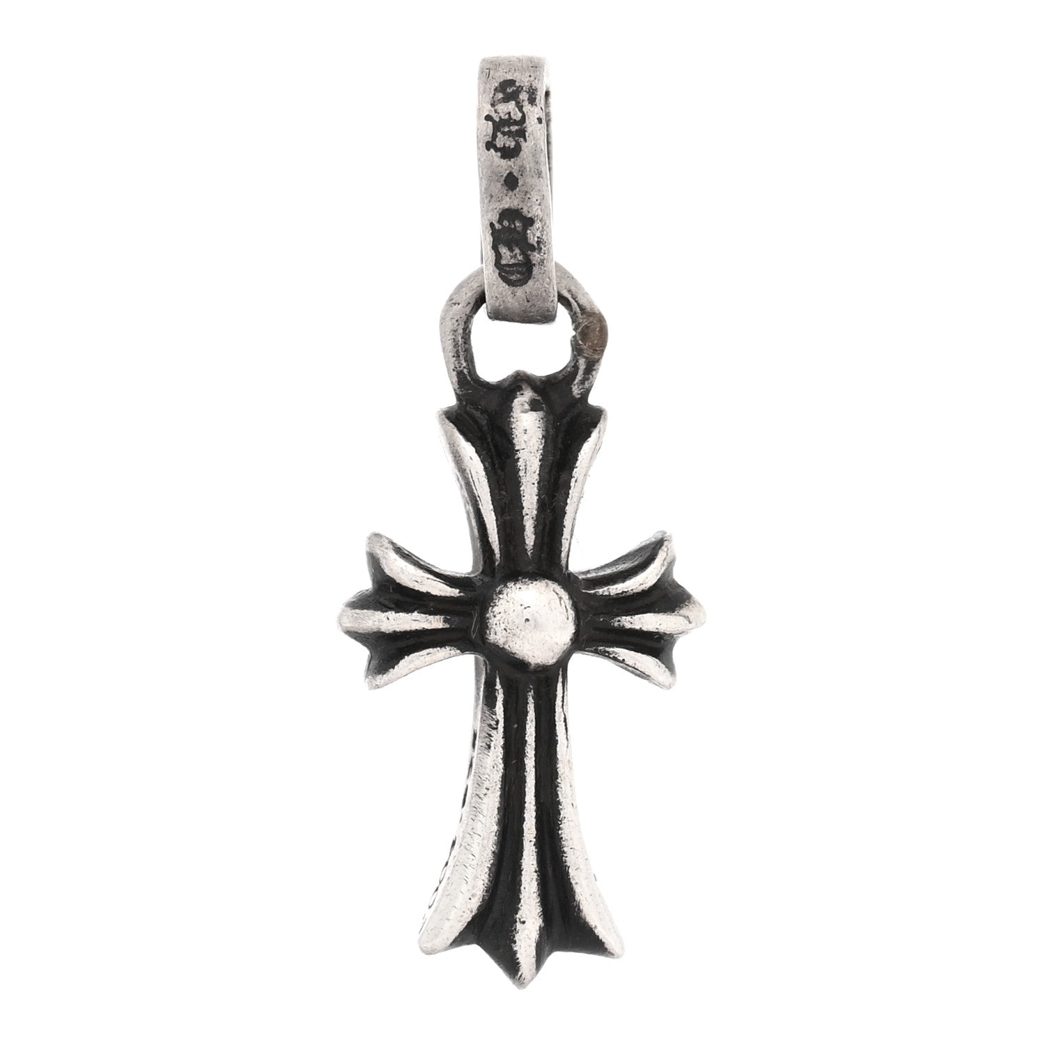 Chrome Hearts Sterling Silver Baby Fat Cross Pendant 1 of 3
