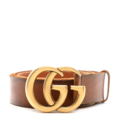 Gucci Faded Calfskin Double G 40mm Belt 95 38 Cuir 1 of 6