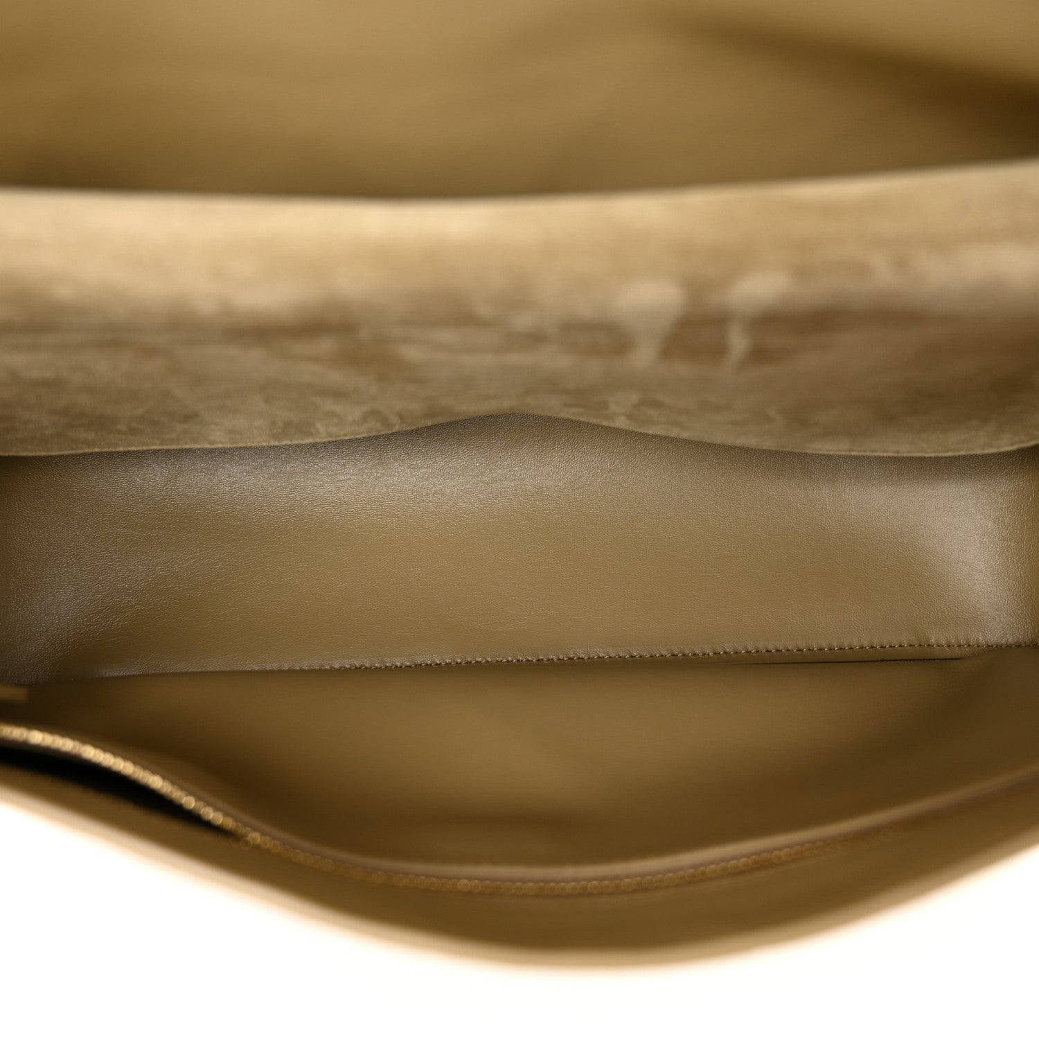 Chanel Suede Calfskin Small Souplissimo Maxi Flap Dark Beige 7 of 21