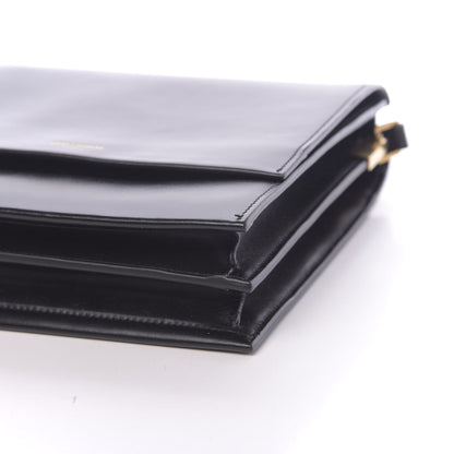 Saint Laurent Calfskin Sao Shoulder Bag Black 8 of 10
