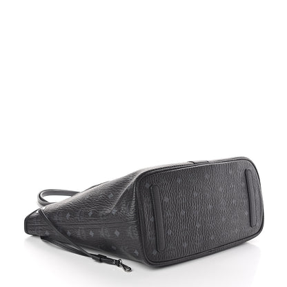 MCM Visetos Medium Liz Reversible Shopper Tote Black 7 of 14