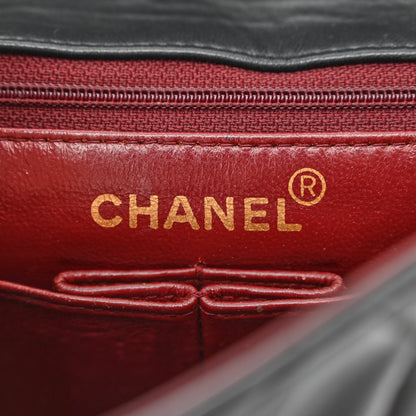 Chanel Lambskin Quilted Small Single Flap Bag Black 6 of 12