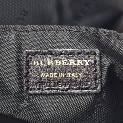Burberry Haymarket Check Small Crossbody Bag Chocolate 8 of 10