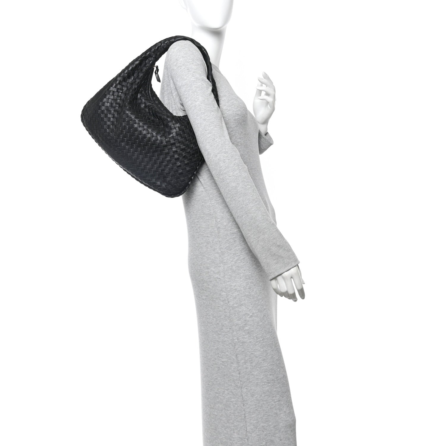 Bottega Veneta Nappa Intrecciato Medium Veneta Hobo Black 2 of 9