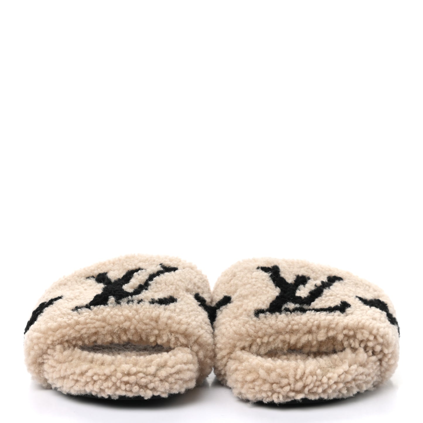Shearling Bom Dia Flate Mules 38.5 Beige