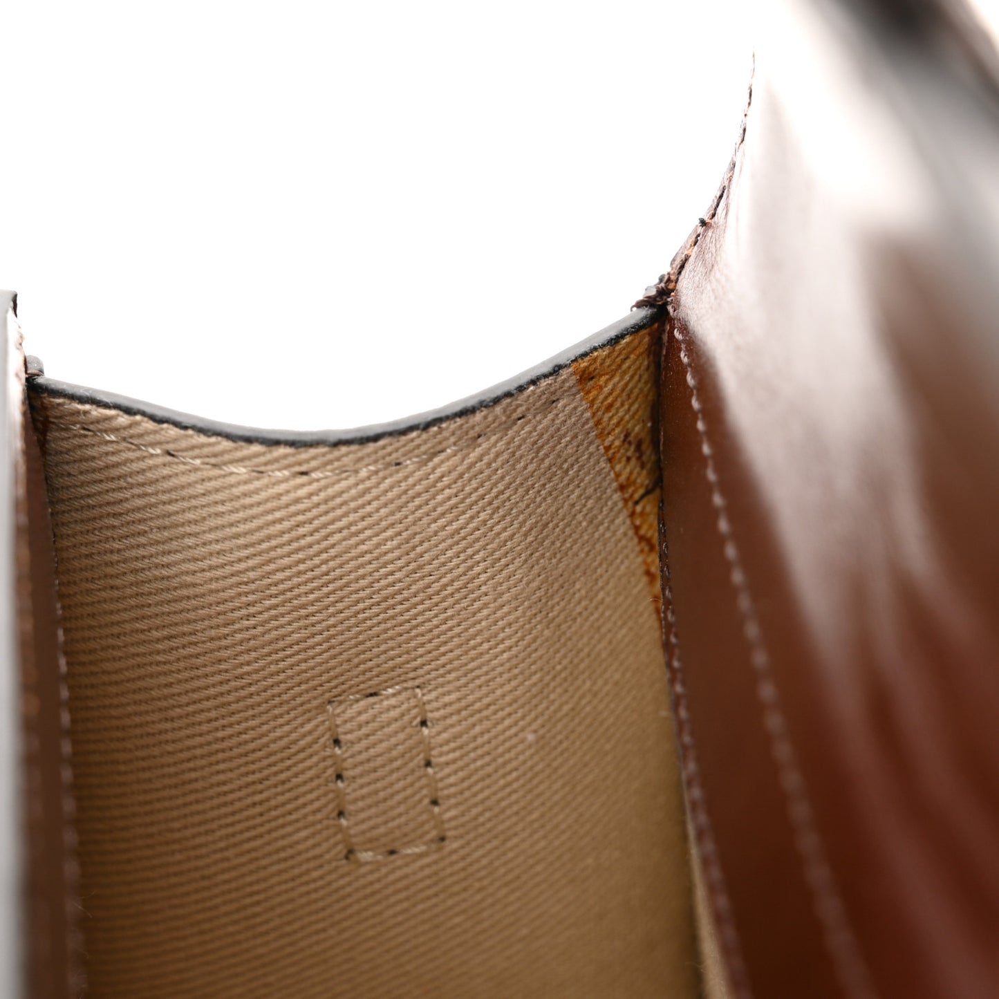 Smooth Calfskin Le Bambino Dark Burgundy