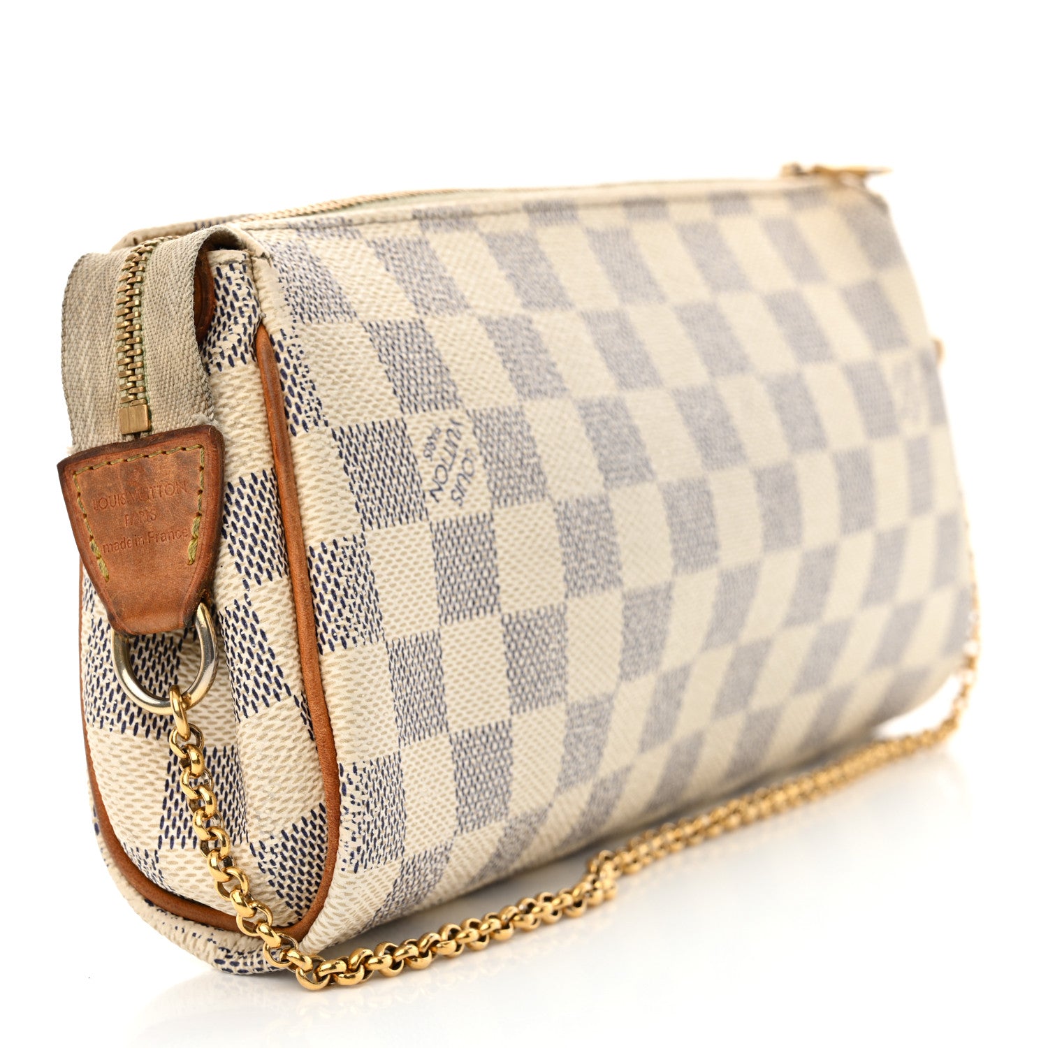Louis Vuitton Damier Azur Eva Clutch 3 of 21
