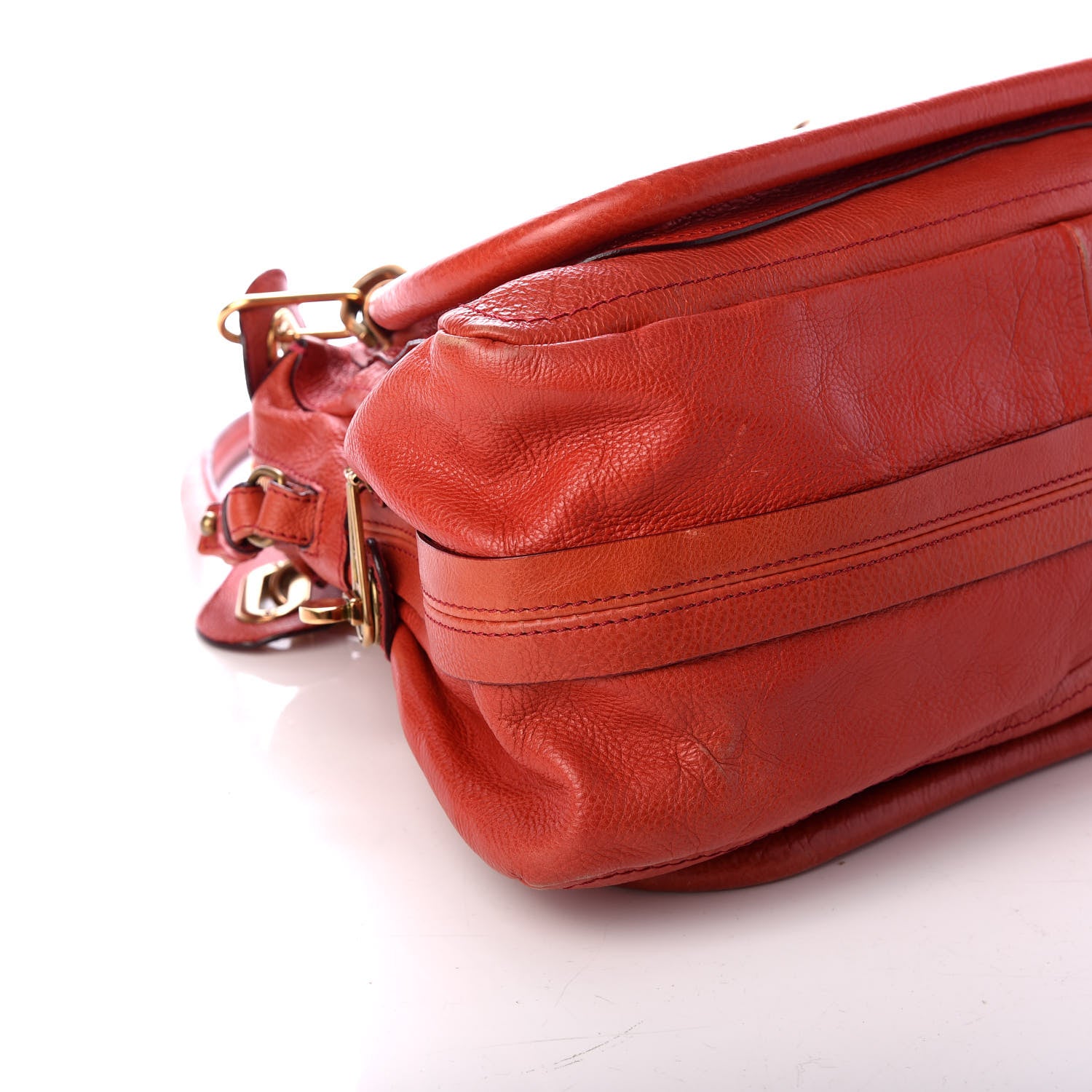 Chloe Calfskin Medium Paraty Holly Berry 7 of 11