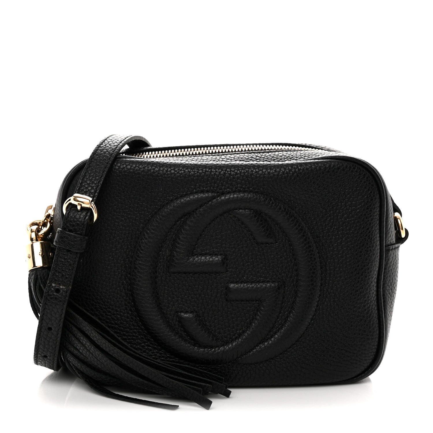 Gucci Pebbled Calfskin Soho Disco Bag Black 1 of 13