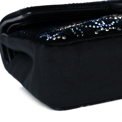 Chanel Velvet Crystal Medium Double Flap Black 9 of 12