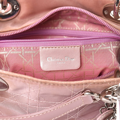 Christian Dior Satin Cannage Medium Lady Dior Pink 6 of 18