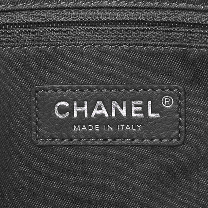 Chanel Mixed Fibers Lambskin Venise Biarritz Pouch White Multicolor 6 of 8