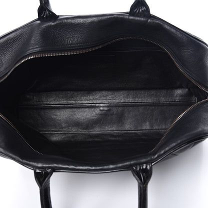 Chanel Caviar Patent Quilted Large Bowler Black 5 of 10