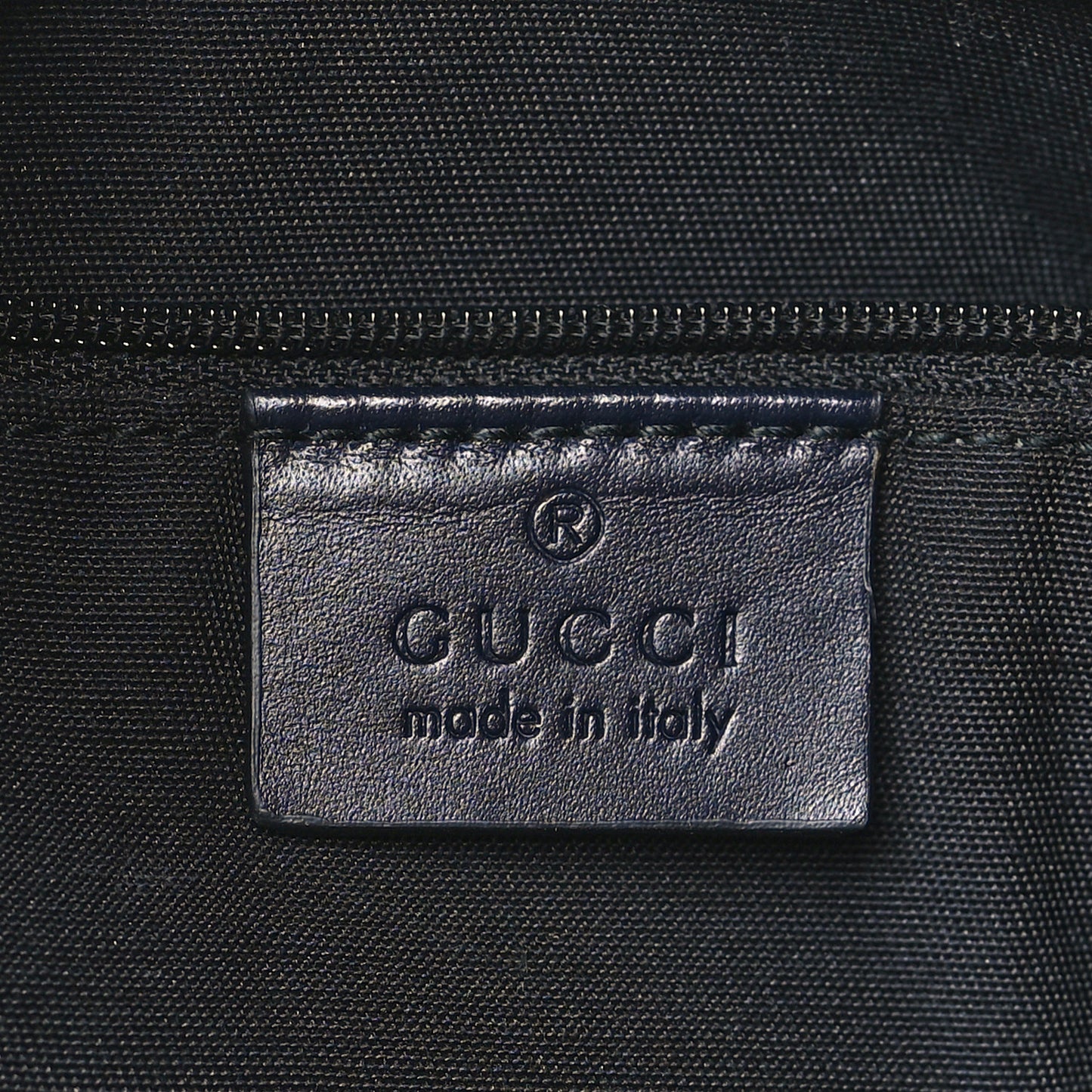 GG Supreme Monogram Web Flat Messenger Bag Navy