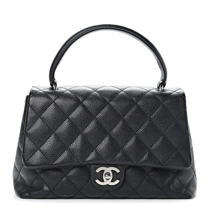 Chanel Caviar Quilted Medium Kelly Flap Bag Black 1 of 16