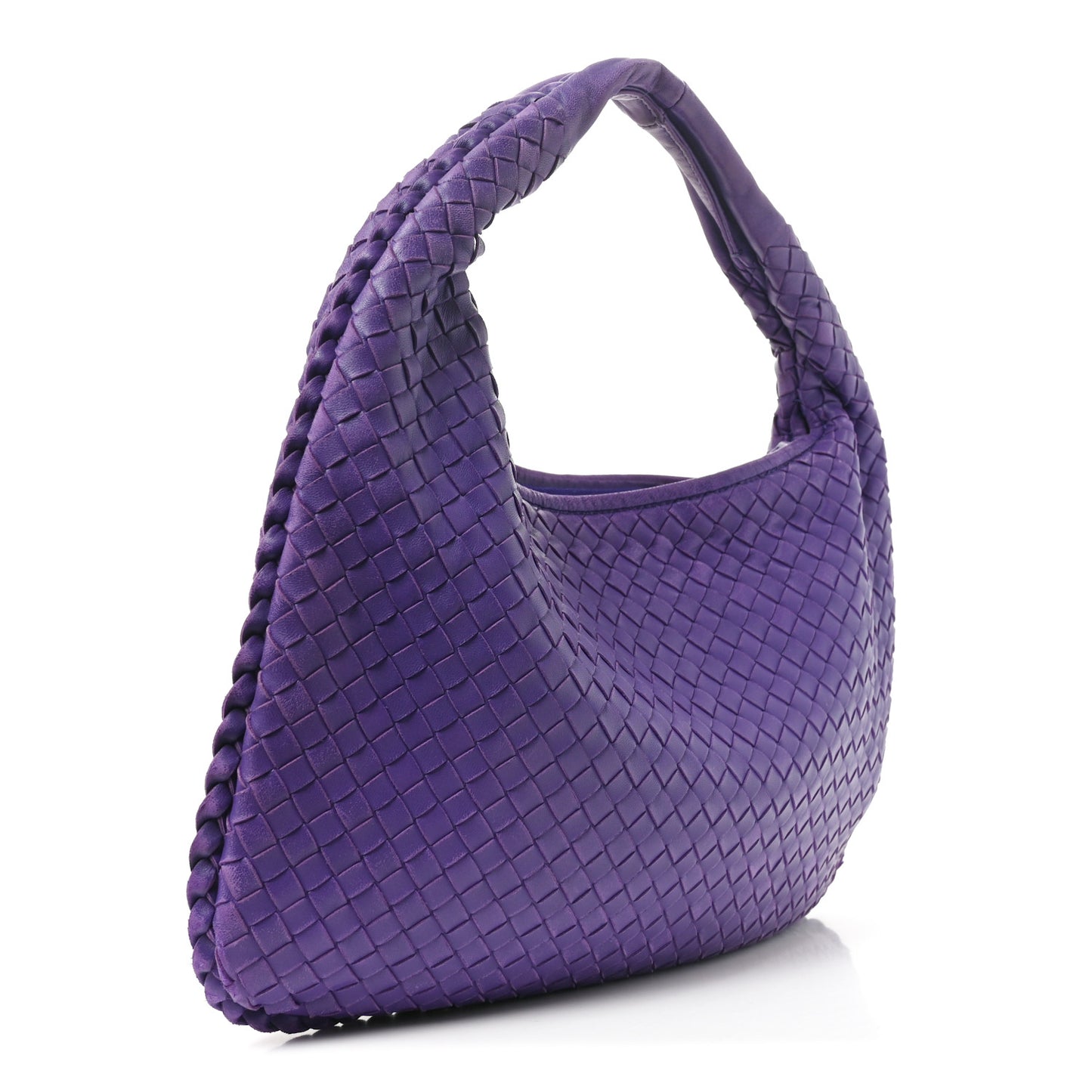Nappa Intrecciato Medium Veneta Hobo Anemone