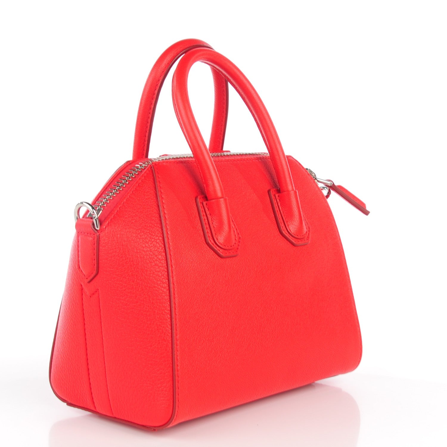 Givenchy Sugar Goatskin Mini Antigona Red 4 of 17