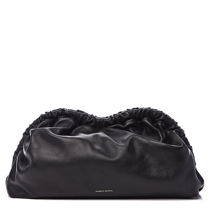 Mansur Gavriel Lambskin Cloud Clutch Black Flamma 1 of 9