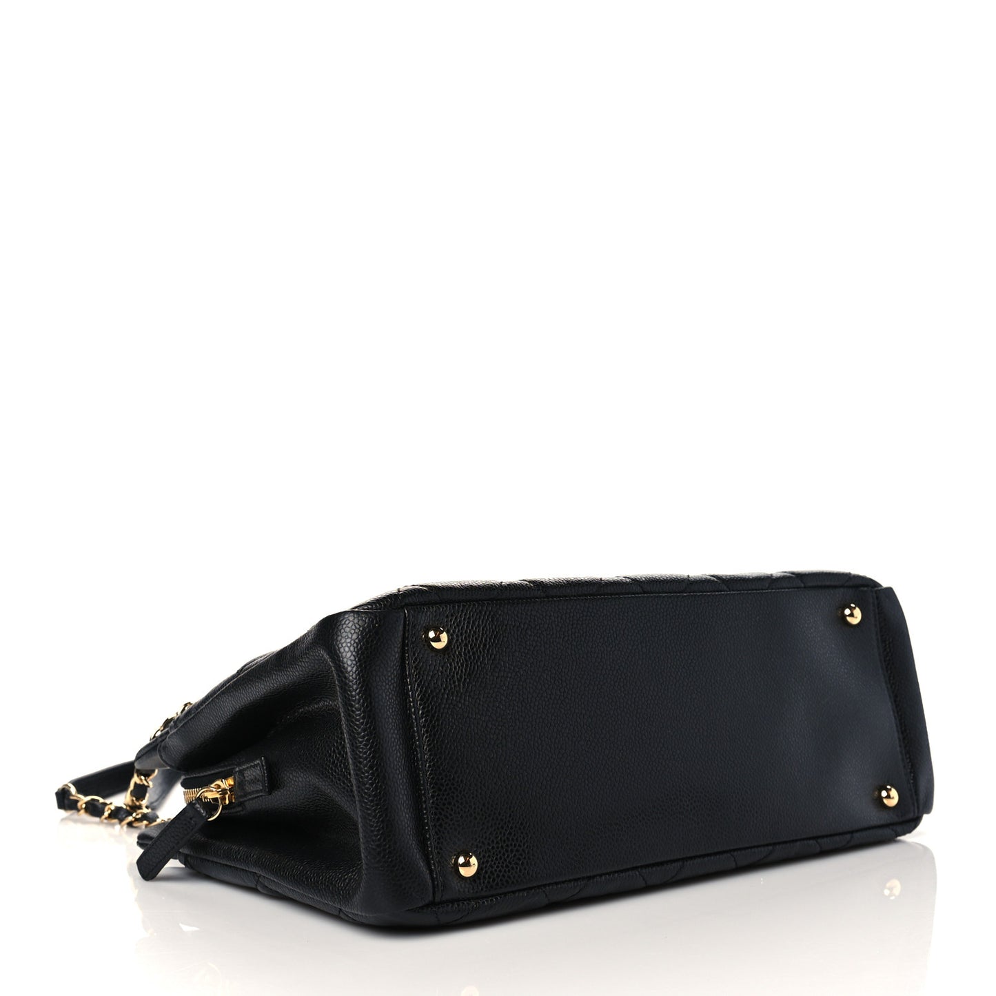 Caviar Quilted CC Timeless Soft Tote Black