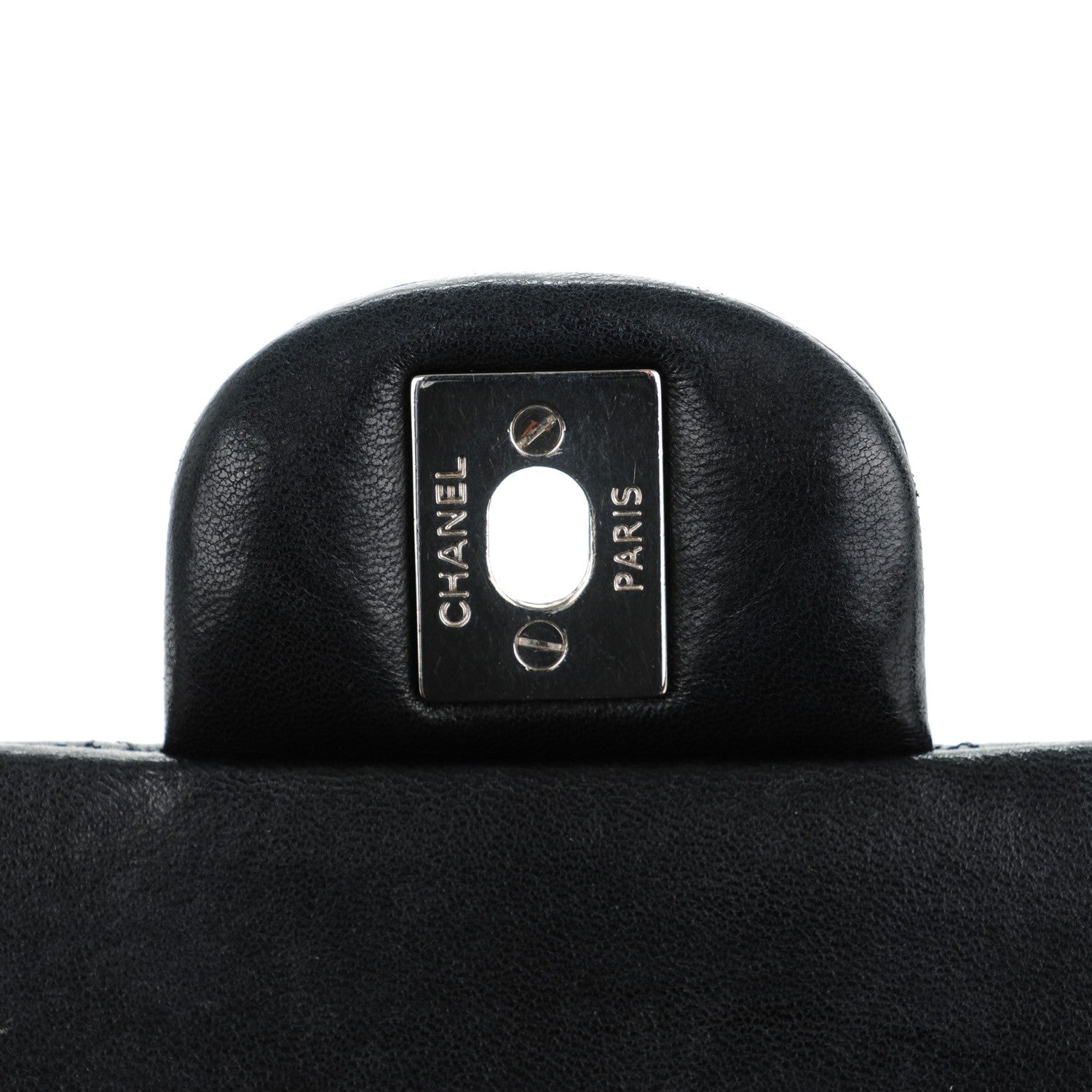 Chanel Lambskin Quilted Medium Double Flap Black 6 of 10