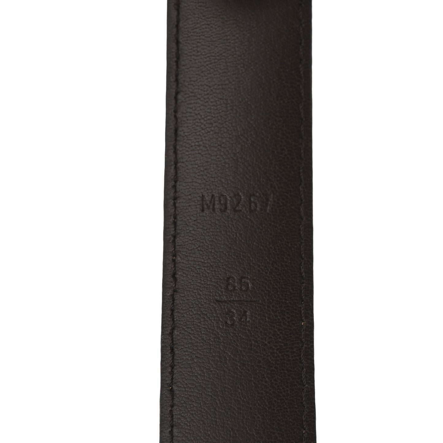 Mini Damier Ebene 25mm LV Initiales Belt 85 34