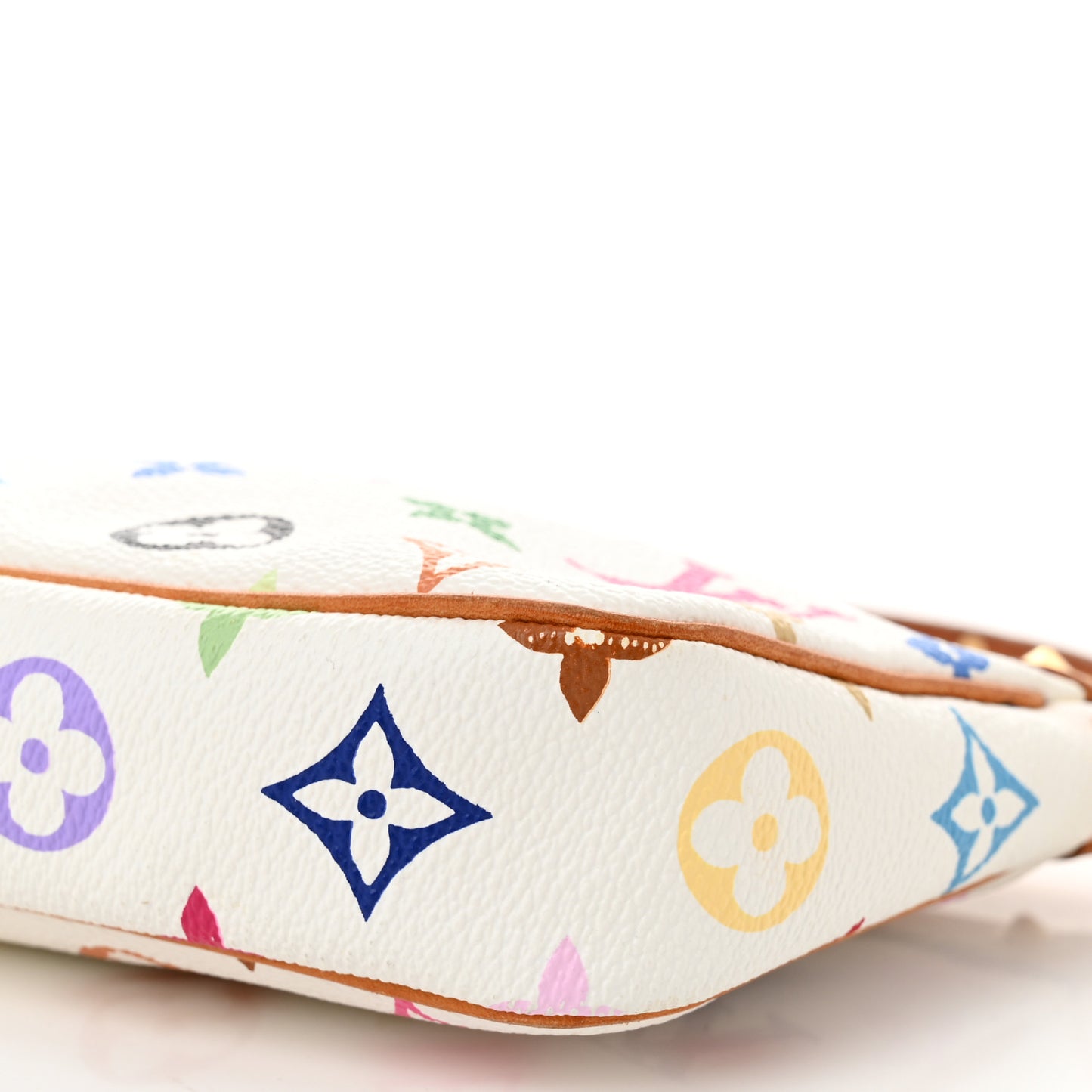 Monogram Multicolor Pochette Accessories White