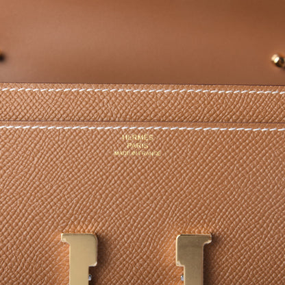 Hermes Epsom Constance Long Wallet To Go Gold 7 of 9
