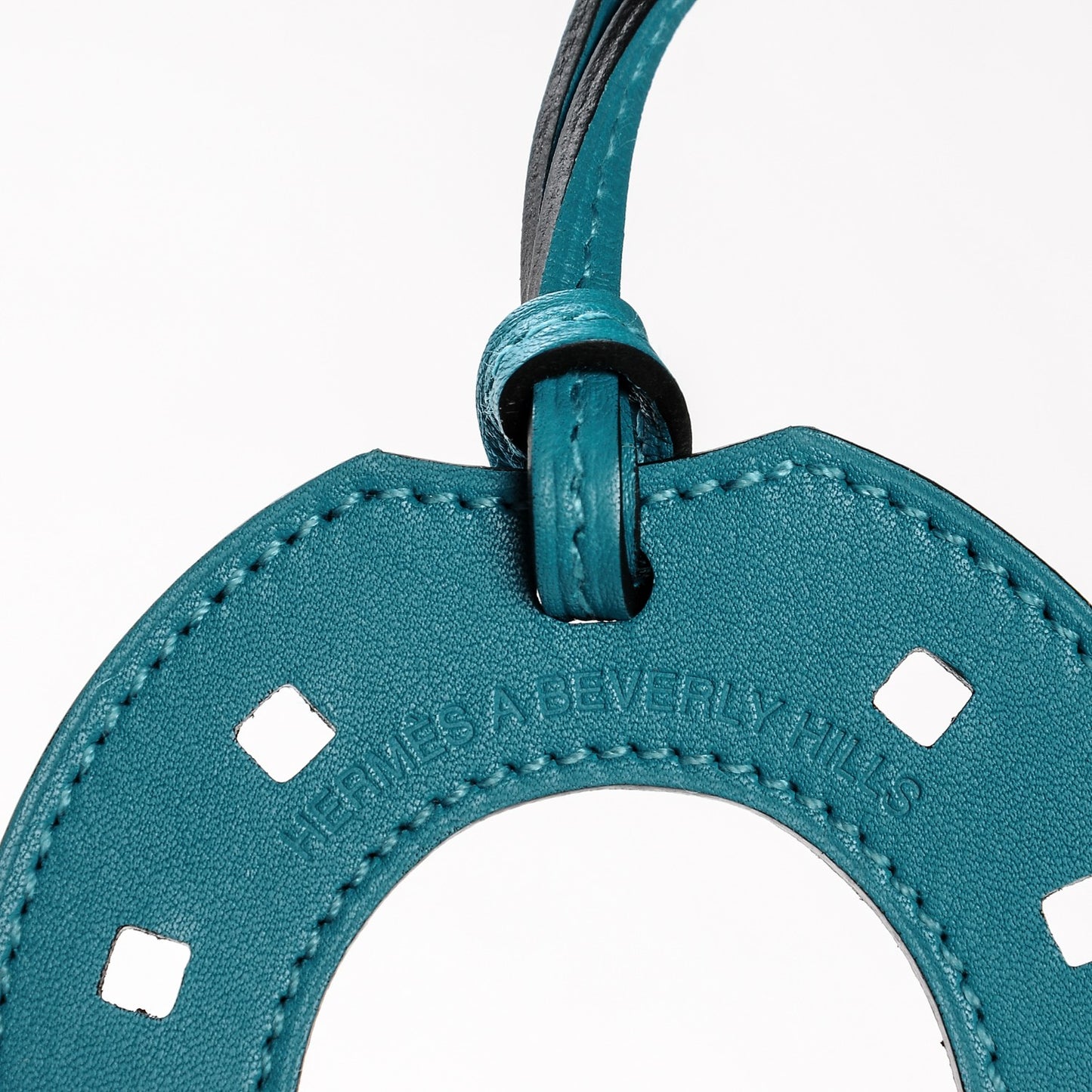 Swift Paddock Horseshoe Bag Charm Turquoise