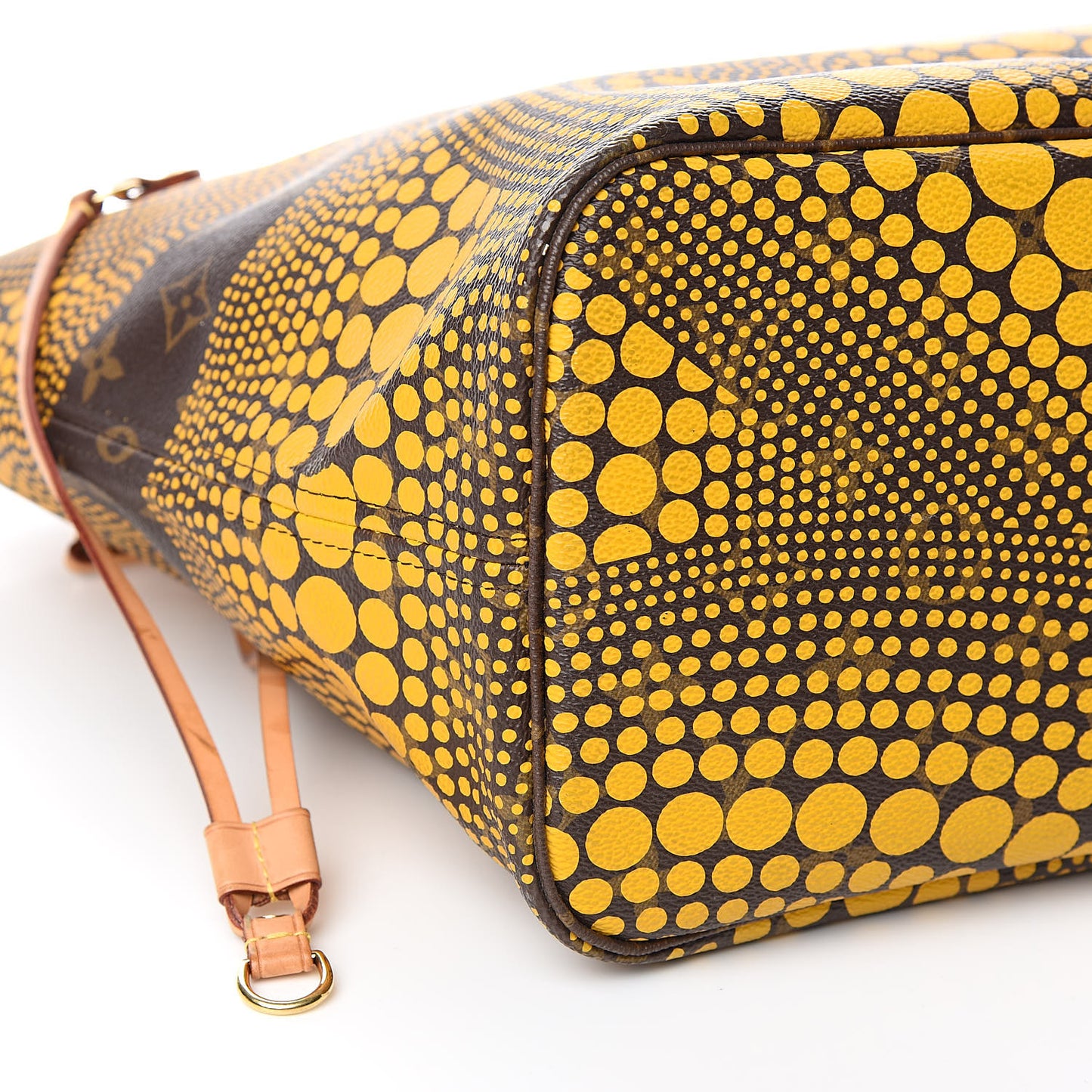 Monogram Kusama Waves Neverfull MM Yellow