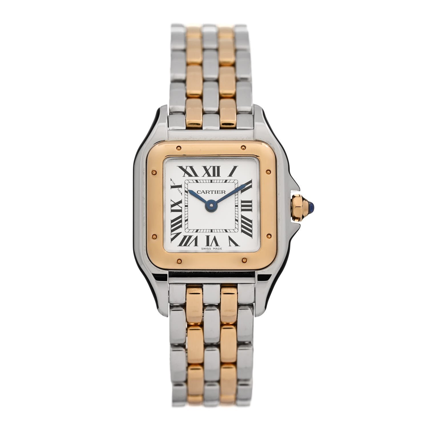 Cartier Stainless Steel 18K Yellow Gold 22mm Panthere Quartz Watch 1 of 5