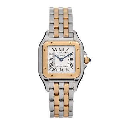 Cartier Stainless Steel 18K Yellow Gold 22mm Panthere Quartz Watch 1 of 5