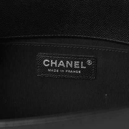 Chanel Caviar Quilted Medium Boy Flap Black 6 of 11