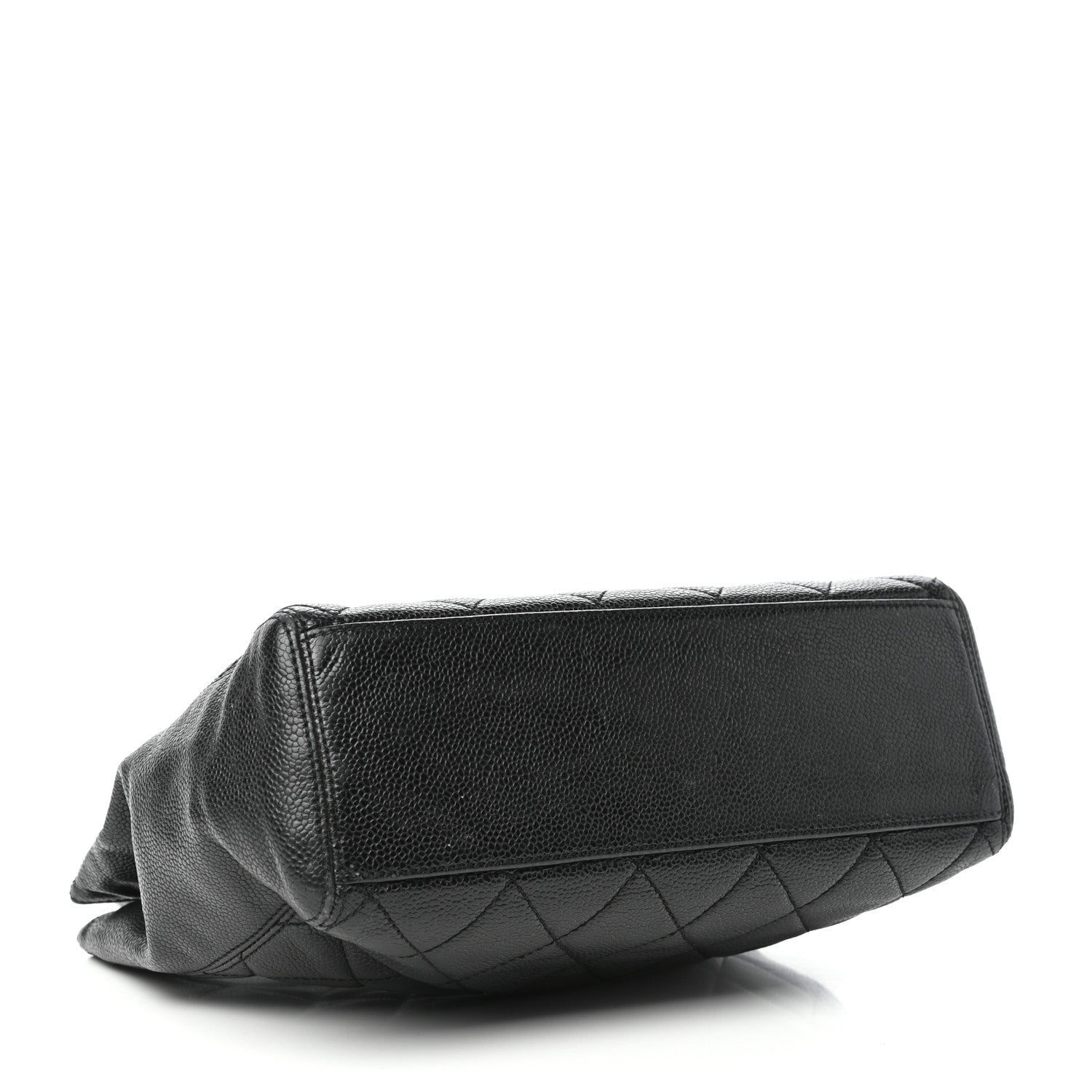 Chanel Caviar Quilted Small CC Shopping Tote Black 4 of 9