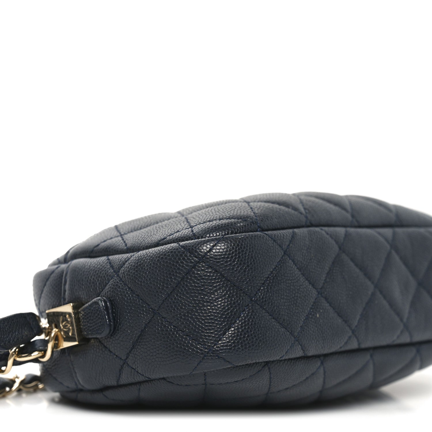 Chanel Caviar Quilted Camera Case Navy 9 of 10