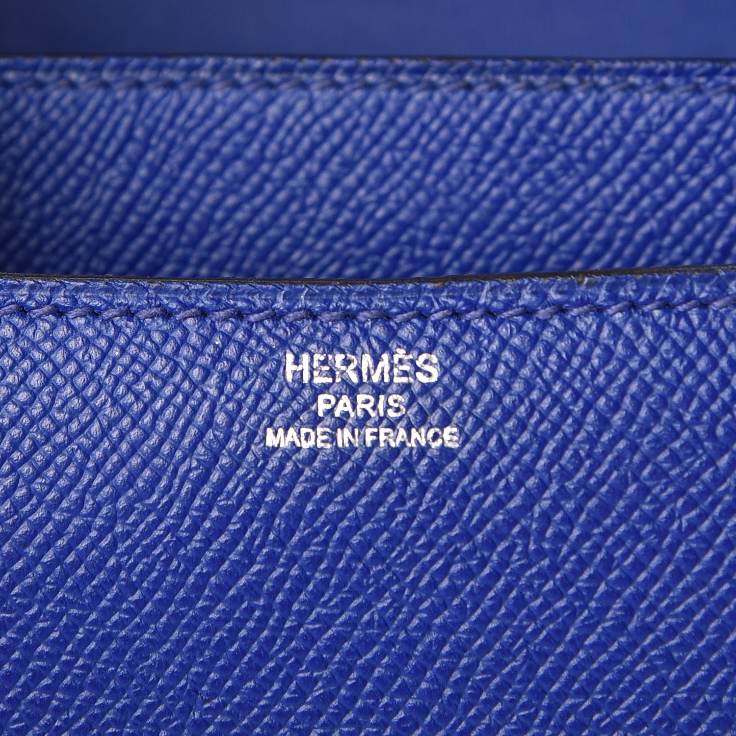 Hermes Epsom Constance Elan 25 Bleu Electrique 6 of 9