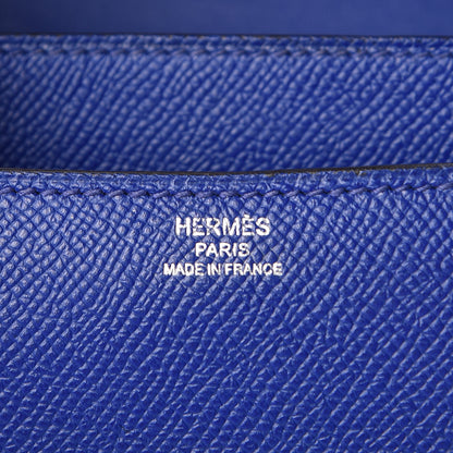 Hermes Epsom Constance Elan 25 Bleu Electrique 6 of 9