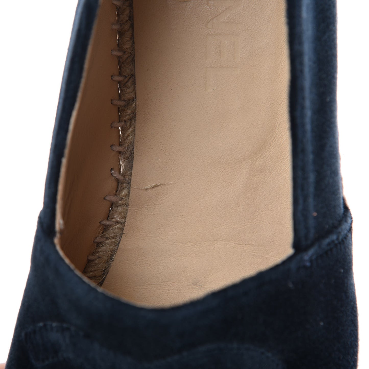 Velvet CC Espadrilles 38 Dark Navy Black