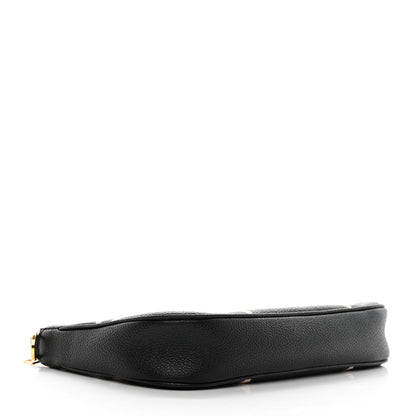 Louis Vuitton Empreinte Monogram Giant Multi Pochette Accessories Large Pochette Black Beige 4 of 7