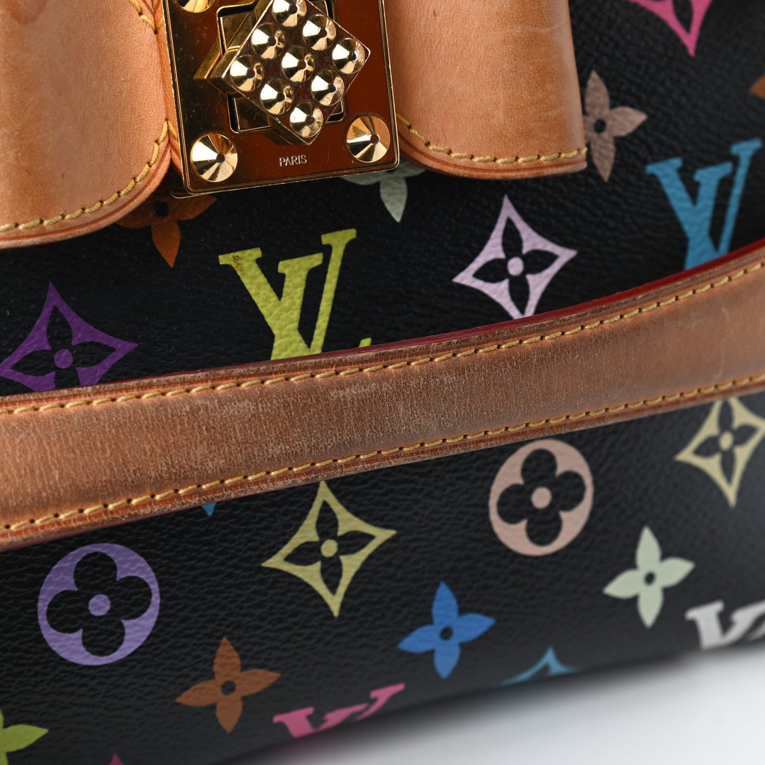Louis Vuitton Monogram Multicolor Annie MM Black 11 of 11